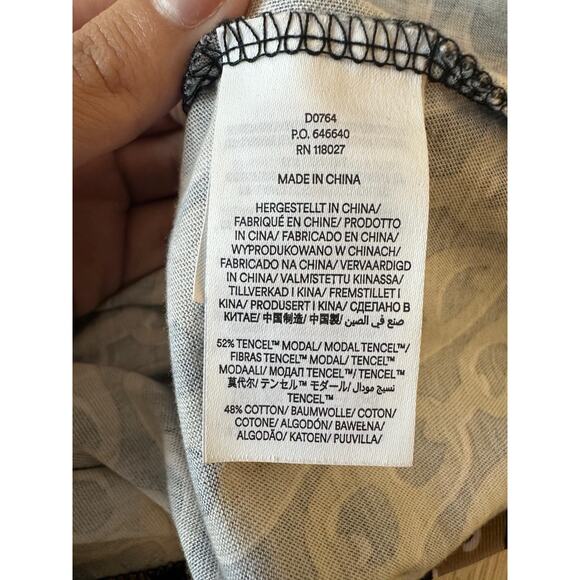 Boden Black Tan Chain Printed Laura Midi Jersey Knit Shirt Dress Size US 2R - Picture 8 of 8